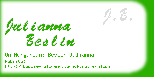 julianna beslin business card